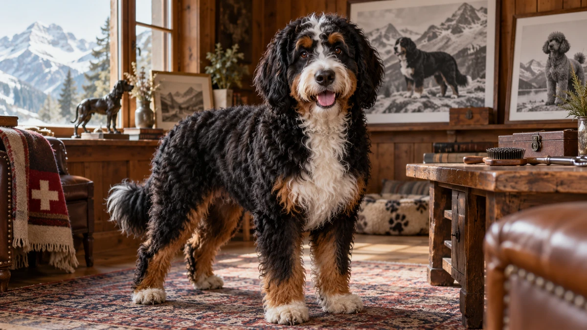 Bernedoodle köpek — ırkın tarihi ve kökeni