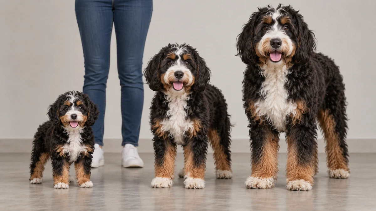 Bernedoodle fiyat — boy ve varyete karşılaştırması